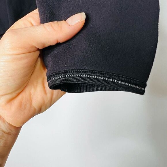 Lululemon Hill & Valley Black Mock Neck Long Sleeve  Pullover - Picture 5 of 14